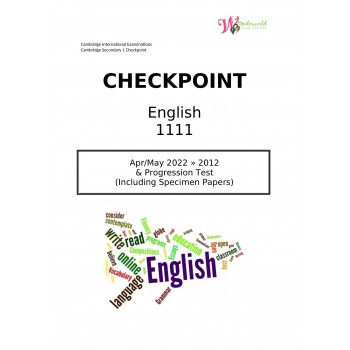 Lower Secondary Checkpoint English 1111 | Question & Marking Scheme 