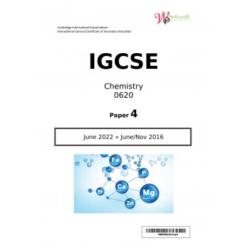 IGCSE Chemistry 0620 | Paper 4 | Question Papers