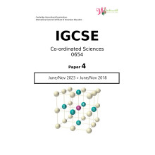 IGCSE Co-ordinated Sciences 0654 | Paper 4 | Question Papers