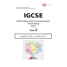IGCSE Information and Communication Technology 0417 | Paper 2 | Question Paper