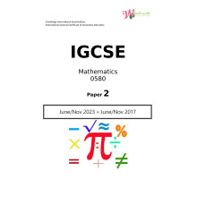 IGCSE Mathematics 0580 | Paper 2 | Question Papers