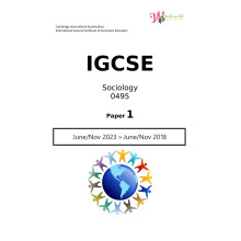 IGCSE Sociology 0495 | Paper 1 | Question Papers