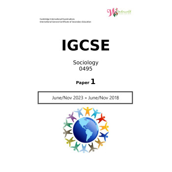 IGCSE Sociology 0495 | Paper 1 | Question Papers