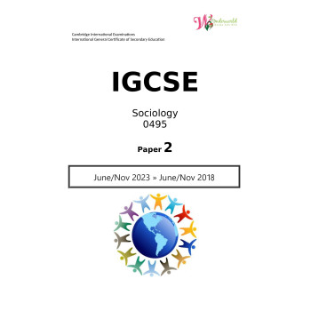 IGCSE Sociology 0495 | Paper 2 | Question Papers