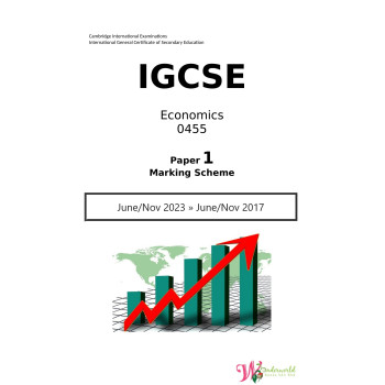 IGCSE Economics 0455 | Paper 1 | Marking Scheme