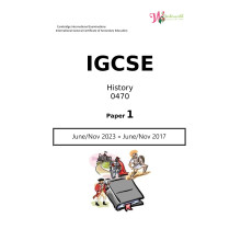 IGCSE History 0470 | Paper 1 | Question Papers