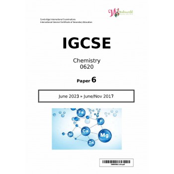 IGCSE Chemistry 0620 | Paper 6 | Question Papers