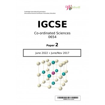 IGCSE Co-ordinated Sciences 0654 | Paper 2 | Question Papers