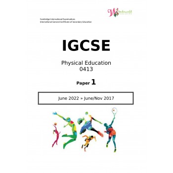 IGCSE Physical Education 0413 | Paper 1 | Question Paper