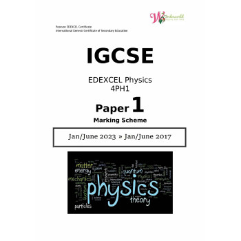 IGCSE Edexcel Physics 4PH1 | Paper 1 | Marking Scheme