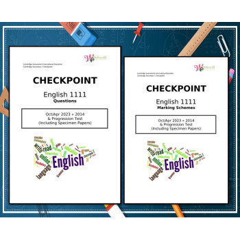 Lower Secondary Checkpoint English 1111 | Question & Marking Scheme 