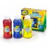 Crayola Washable Bold Fingerpaint, Primary Colors 3