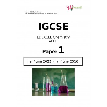 IGCSE Edexcel Chemistry 4CH1 | Paper 1 | Question Papers