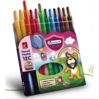 MasterArt Premium Grade Pencils Pastel 12c Twister