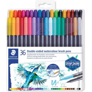 Staedtler 3001 Double ended watercolour brush pens TB36
