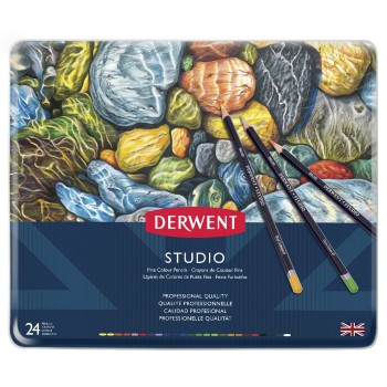 Derwent Studio Pencils 24 Tin