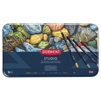 Derwent Studio Pencils 36 Tin