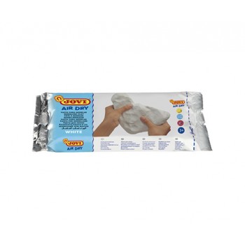 Jovi Air Dry modelling clay bar of 250g white