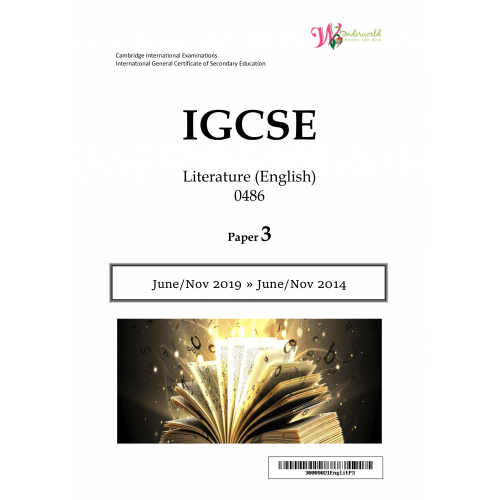 CIE Literature (English) 0486 | Paper 3