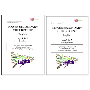 Lower Secondary Checkpoint English 1111 | Question & Marking Scheme 