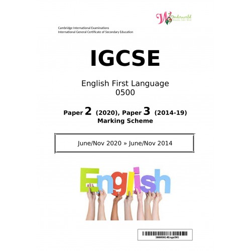 CIE English First Language 0500 | Paper 2