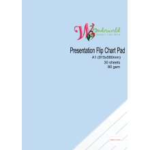 A1 LINED FLIPCHART PAD