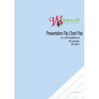 A1 LINED FLIPCHART PAD