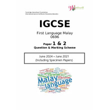 IGCSE First Language Malay 0696 | Paper 1 & 2 | Question & Marking Papers 