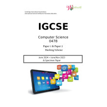 IGCSE Computer Science 0478 | Paper 1 & Paper 2| Question Paper