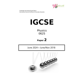 IGCSE Physics 0625 | Paper 2 |Question Papers