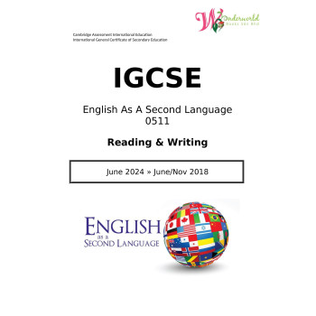 IGCSE English As A Second Language 0511 | Paper 2 | Question Papers