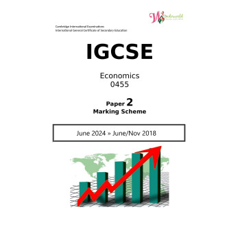 IGCSE Economics 0455 | Paper 2 | Marking Scheme