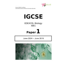 IGCSE Edexcel Biology 4BI1 | Paper 1 | Question Papers