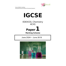 IGCSE Edexcel Chemistry 4CH1 | Paper 1 | Marking Scheme