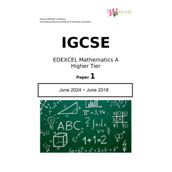 IGCSE Edexcel Mathematics A Higher Tier| Paper 1| Question Papers