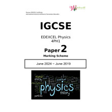 IGCSE Edexcel Physics 4PH1 | Paper 2 | Marking Scheme