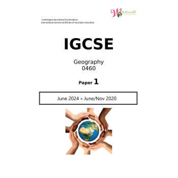 IGCSE Geography 0460 | Paper 1 | Question Papers