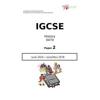 IGCSE History 0470 | Paper 2 | Question Papers