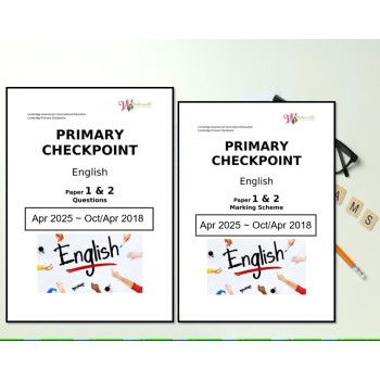 Primary Checkpoint English 0058 | Paper 1 &amp; 2 | Question &amp; Marking Scheme