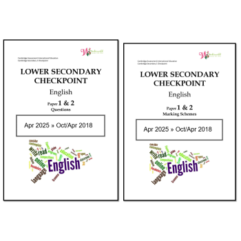Lower Secondary Checkpoint English 0861 | Question &amp; Marking Scheme 