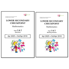 Lower Secondary Checkpoint Mathematics 0862 | Question & Marking Scheme 