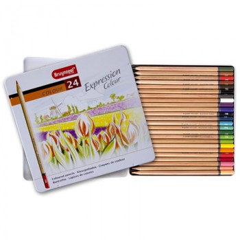 BRUYNZEEL EXPRESSION COLOURED PENCILS TIN 24
