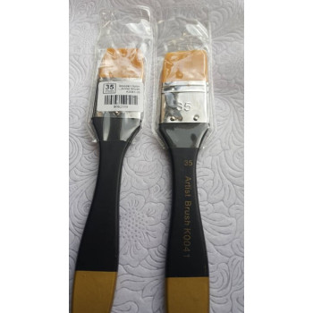 Wooden Nylon Artist Broad Brush | 35 mm
